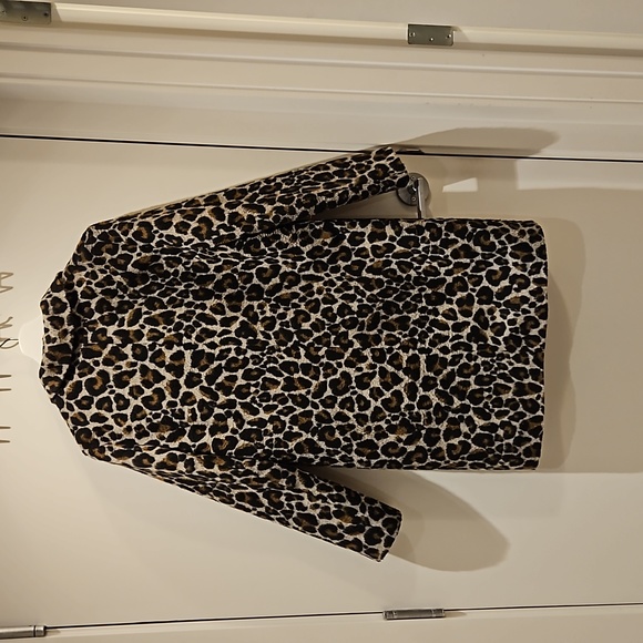 Topshop Leopard Print Coat - 6 - Picture 5 of 6
